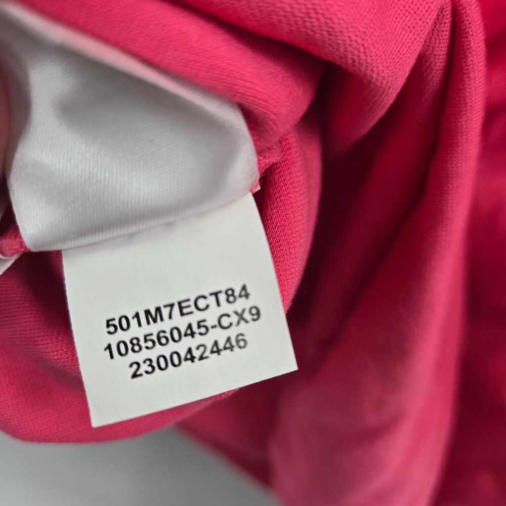Anne Klein Hot Pink Off Shoulder Puff Sleeved Top Medium - Picture 13 of 14